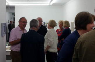 Photo of the opening of the WNAA Small Works exhibition