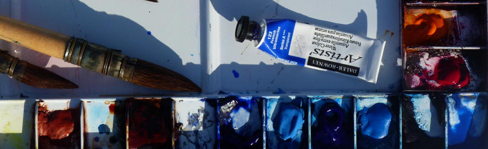 header image of artist paints